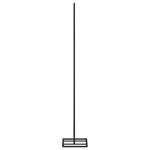 Metalen kerstboom voor decoraties, dennenboom van metaal, kerstboom met standaard, ruimtebesparend, doe-het-zelf decoratie, zwarte kerstboom 60 cm