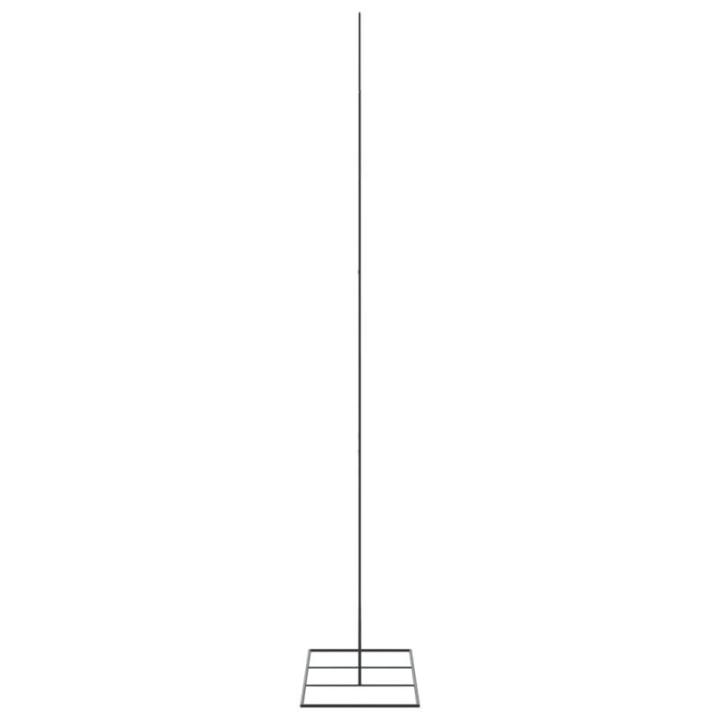Metall Weihnachtsbaum für Dekorationen Tannenbaum Deko Weihnachtsbaum Tanne Metallbaum Weihnachtsdekorationen Weihnachtsdeko, Indoor und Outdoor, Schwarz 210 cm