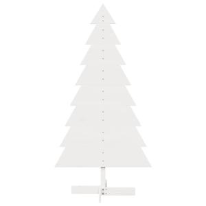 Weihnachtsbaum zum Schmücken Weiß 150 cm Massivholz Kiefer
