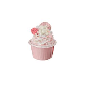 Handgefertigtes Kuchenmodell, Simulation Donut-Fondant-Kuchen, rosa Serie, gefälschte Dessert-Dekorationen, niedliche Geburtstags-, Hochzeitsfeier-Foto-Requisiten-B