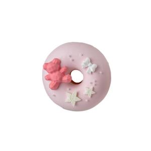 Handgemachte Kuchenmodell Simulation Donut Fondant Kuchen Rosa Serie Gefälschte Dessertdekorationen Niedliche Geburtstagshochzeitsfeier Foto Requisiten-Donut A