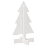 Weihnachtsbaum Weihnachtsdekoration Weihnachtsdekoration Baum Weihnachtsdeko Weihnachtsdekoration zum Schmücken Weiß 60 cm Massivholz KieferWeiß