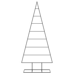 Metall Weihnachtsbaum Christbaum Groß Dekorationen Tannenbaum Metall Weihnachtsbaum Tanne Platzsparend DIY Dekoration-180 cm-Typ 2