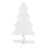 Weihnachtsbaum Weihnachtsdekoration Weihnachtsdeko Weihnachtsdekoration Baum Weihnachtsdekoration zum Schmücken Weiß 80 cm Massivholz KieferWeiß