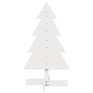 Weihnachtsbaum Weihnachtsdekoration Weihnachtsdeko Weihnachtsdekoration Baum Weihnachtsdekoration zum Schmücken Weiß 80 cm Massivholz KieferWeiß