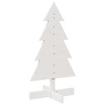 Weihnachtsbaum Weihnachtsdekoration Weihnachtsdeko Weihnachtsdekoration Baum Weihnachtsdekoration zum Schmücken Weiß 80 cm Massivholz KieferWeiß