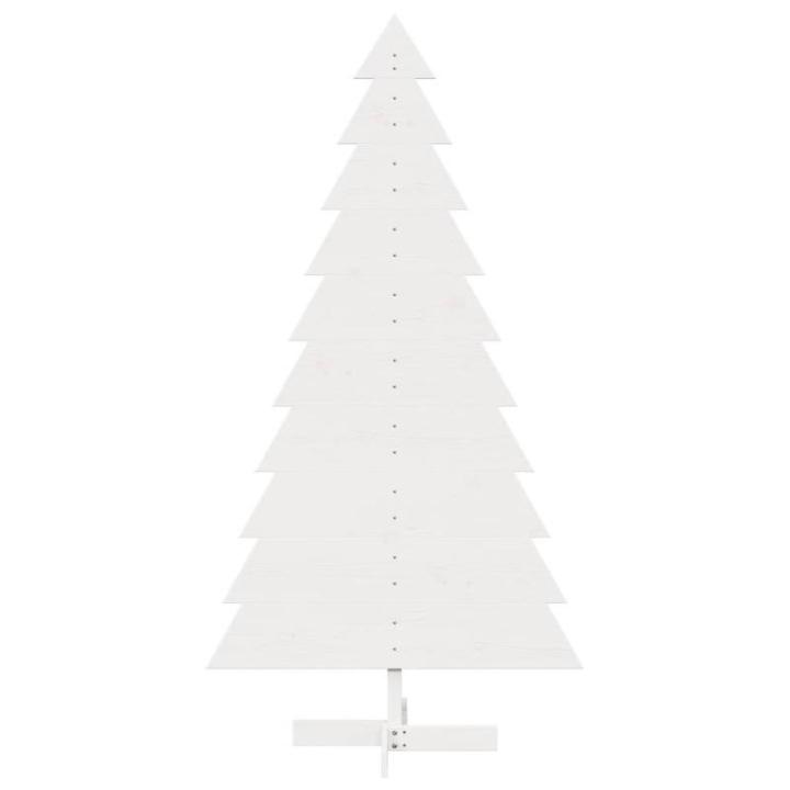 Weihnachtsbaum zum Schmücken Weiß 180 cm Massivholz Kiefer