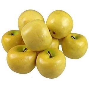 Kunstdecoratie, appel, 10 stuks, geel, 90-120 g/stuk, levensecht plastic fruit, plastic fruit, kunstfruit, fruit, decoratie, etalage, huishouden, keuken, feest, hotel