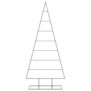 Metall Weihnachtsbaum Christbaum Groß Dekorationen Tannenbaum Metall Weihnachtsbaum Tanne Platzsparend DIY Dekoration-210 cm