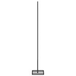 Kerstdecoratie kerstboom 125 cm metaal zwart