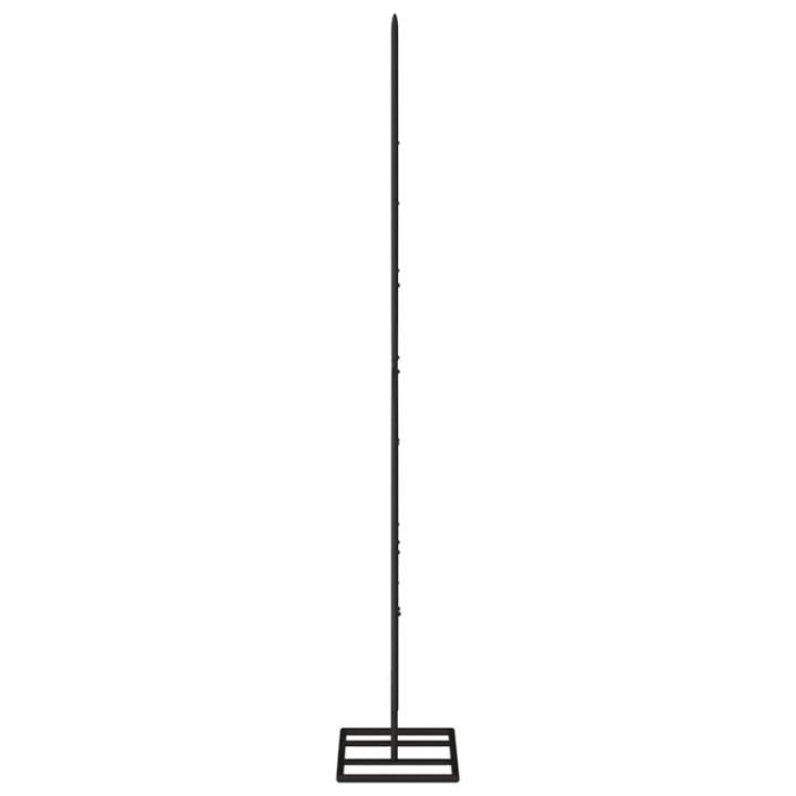Metall Weihnachtsbaum für Dekorationen, Christbaum mit Ständer, Platzsparend DIY Dekoration, Weihnachtsschmuck Weihnachtsdeko, Schwarz 125cm