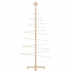 Kerstboom van hout om te versieren, 150 cm, massief grenen, dennenboom, kerstboom, decoratie, kerstbomen