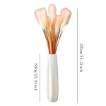 Kunstblumen Künstliches, Flauschiges Reed-Fake-Blumenarrangement, künstlicher Blumenstrauß, Reed-Pflanzen für Vase, für Innen-Hausgarten-Hochzeitsdekoration für jeden Anlass