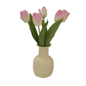 Kunstblumen Künstliche Tulpenblumen, gefälschter Tulpenstrauß für Hausgarten-Hochzeitsfeier, Geburtstags-Gartengeschäft-Dekoration, echter Touch für jeden Anlass