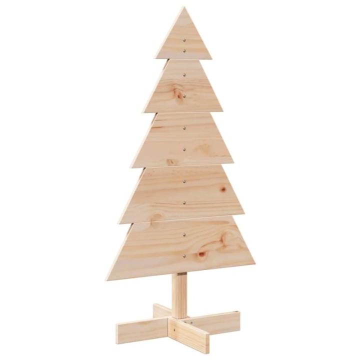 Weihnachtsbaum Weihnachtsdeko Weihnachtsdekoration Baum Weihnachtsdekoration Holz zum Schmücken 100 cm Massivholz KieferNatur