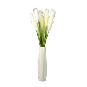 Kunstblumen Künstliches, Flauschiges Reed-Fake-Blumenarrangement, künstlicher Blumenstrauß, Reed-Pflanzen für Vase, für Innen-Hausgarten-Hochzeitsdekoration für jeden Anlass