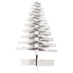 Kerstboom, dennenboom hout om te versieren, kerstboom houten boom DIY kerstdecoratie decoratieve boom kerstdecoratie, wit 100 cm massief hout grenen