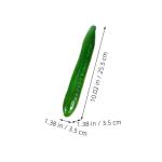 2 Sätze Simuliertes Gemüsemodell Künstliche Gurkendekore Simulationsgurke Simulierte Gurkenmodelle Gurken-Modell Simulation Gefälschter Gemüsemodelle Green Schaum 4 Stück * 2