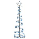 Weihnachtsbaum Kegelform mit Kugeln 120 LEDs Warmweiß 180 cm