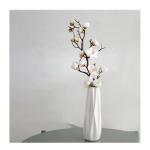 Kunstblumen Künstliche Blumen im Topf, künstliche Pflanzen für den Innenbereich, künstliche Blumenarrangements mit Porzellanvase als Herzstück für jeden Anlass