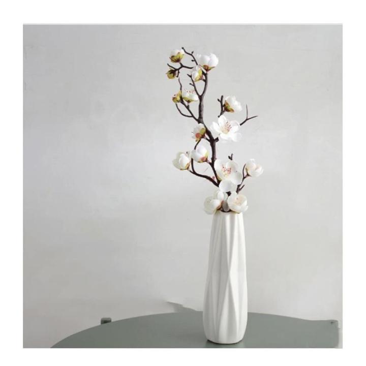 Kunstblumen Künstliche Blumen im Topf, künstliche Pflanzen für den Innenbereich, künstliche Blumenarrangements mit Porzellanvase als Herzstück für jeden Anlass
