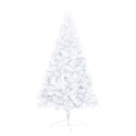 Künstlicher Halb-Weihnachtsbaum Beleuchtung Kugeln Weiß 180 cmWeiß und Rose