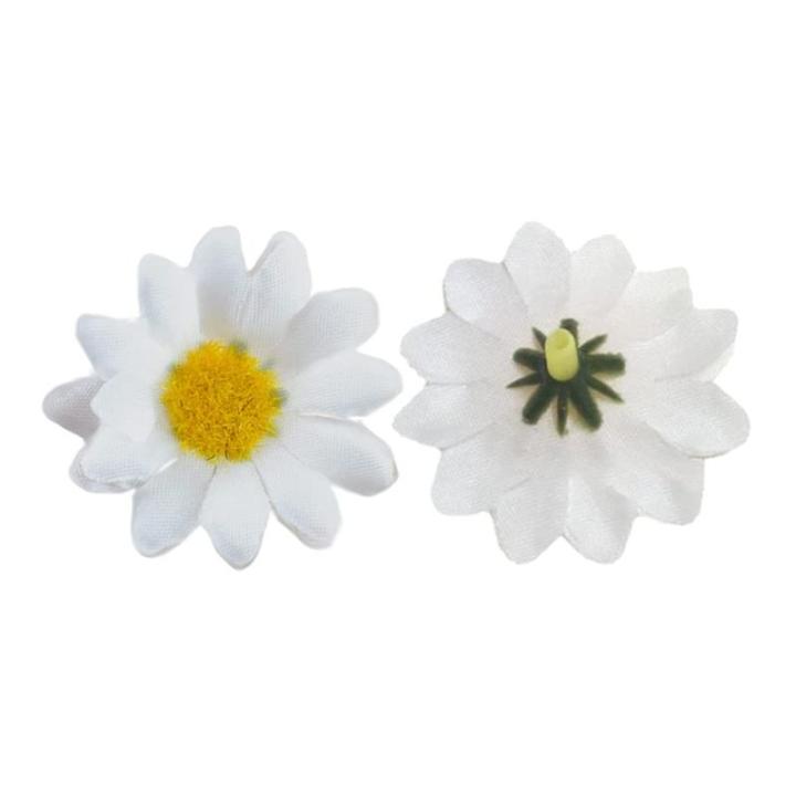 Kunstmadeliefjes, 200 stuks, bloemenboeketten, decoratie, , decoratie voor feestjes, bruiloften, knutselen, decoratie, handwerk, wit