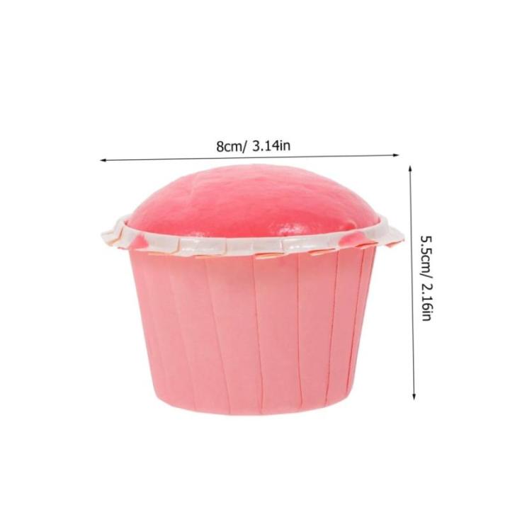 Fake Kuchen künstliche Kuchen Simulation Kuchen Gefälschte Dessert Kuchen Dekoration Dessert Shop Requisiten Faux Cupcake Dessert Modelle Realistisches Essen(C)