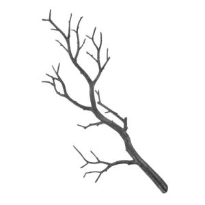 4 stuks kunsttakken, bodem, gedroogde takken, gedroogde takken, bruiloftsdecoraties, vaas, kunststelen, Halloween-takken, boom, olietak, rank, gewei, plastic