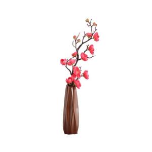 Kunstblumen Künstliche Blumen im Topf, künstliche Pflanzen für den Innenbereich, künstliche Blumenarrangements mit Porzellanvase als Herzstück für jeden Anlass