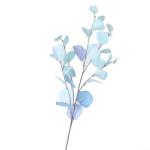 Eukalyptus-Stiele, künstliche Eukalyptusblätter, Stiele, künstliche Blumen für Zuhause, Büro, Blumenstrauß, Tafelaufsatz, Hochzeitsdekoration, Weihnachten (blau)
