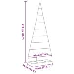 Metall Weihnachtsbaum Christbaum Groß Dekorationen Tannenbaum Metall Weihnachtsbaum Tanne Platzsparend DIY Dekoration-210 cm