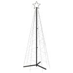 Mobili Weihnachtsbaum mit Kegel, warmweiß, 200 LEDs, 70 x 180 cm, Weihnachtsdekoration, Weihnachtsbaum, künstlicher Weihnachtsbaum, dünner Ständer