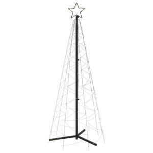 Mobili Weihnachtsbaum mit Kegel, warmweiß, 200 LEDs, 70 x 180 cm, Weihnachtsdekoration, Weihnachtsbaum, künstlicher Weihnachtsbaum, dünner Ständer