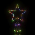 Kerstconus kleurrijk 3000 LED 230x800 cm