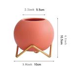 Kunstblumen Künstliche Mini-Topfblumenpflanze, für drinnen und draußen, Zuhause, Küche, Büro, künstliche kleine Blume, Keramik-Blumentopf für jeden Anlass