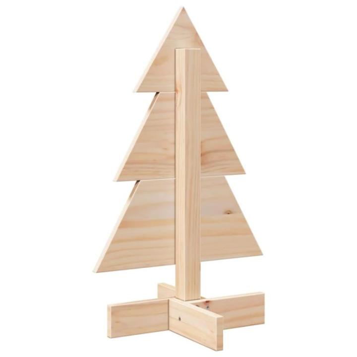 Weihnachtsbaum Weihnachtsdekoration Weihnachtsdekoration Baum Weihnachtsdeko Weihnachtsdekoration Holz zum Schmücken 60 cm Massivholz KieferNatur