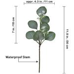 eucalyptus decoratie simulatie groene eucalyptus laat takken zilveren dollar eucalyptus plant bulk voor bruiloft tuin huis kantoor decoratie, 10 stuks