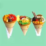Simulation Crepes Modell Hand Dessert Fake Food Obst Japan Requisiten Rolle Pfannkuchen Restaurant Fenster Display-O