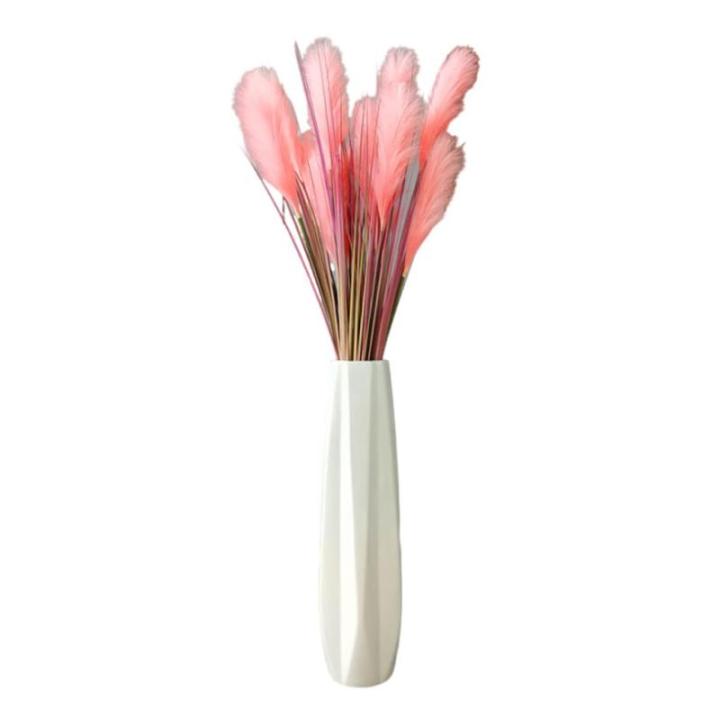 Kunstblumen Künstliches, Flauschiges Reed-Fake-Blumenarrangement, künstlicher Blumenstrauß, Reed-Pflanzen für Vase, für Innen-Hausgarten-Hochzeitsdekoration für jeden Anlass