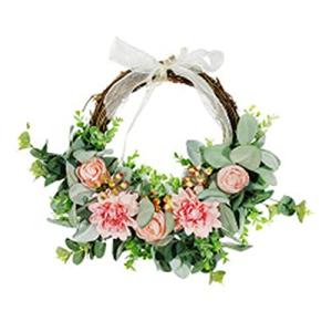 Frühling Sommer Sonnenblumen Rose Kranz Handgemachte Künstliche Girlande für Front Tür Wand Hochzeit Party Decor