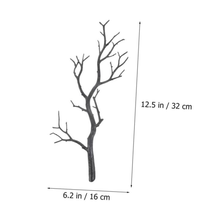 3st Künstlicher AST Blumenstrauß Künstlich Fallen Mittelstücke Für Esstisch Herzstück Äste Tischdekorationen Bodenvase Gefälschte Zweige Vase Füllende Zweige Links Black P