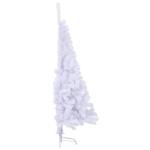 Kunstkerstboom met standaard, 150 cm, hoge kerstdecoratie, pvc en staal, wit