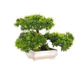 Kunstbonsai-boom, kleine , entertainmentdecoratie, ingepotte Japanse dennen voor open haard, badkamer, woonkamer