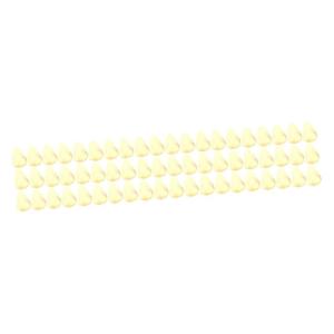 5 Sätze Künstlicher Knoblauch Simulierte Knoblauchzehen Realistische Knoblauchzehen Realistisches Gemüse Simulation Gemüsedekor Falsches Gemüsedekor PVC Weiß 12 Stück * 5