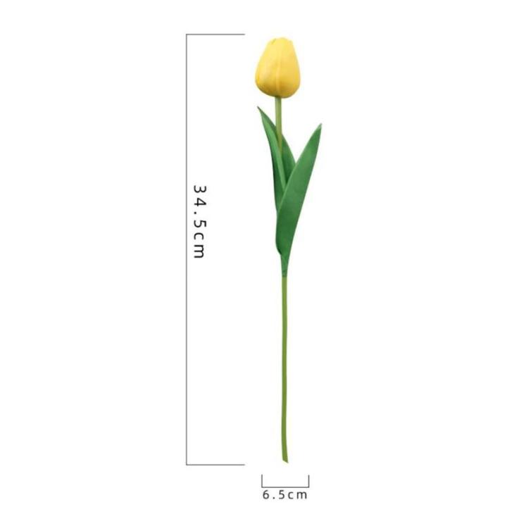 Künstliche Tulpenblumenarrangements, Raumdekorationsblumenarrangements, Hochwertige Wohnzimmer-Grünpflanzen(Secondary colour)