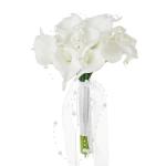 Hochzeitssträuße mit Schleife, künstliche Blumensträuße für Brautjungfern zur Hochzeit, Zeremonie, zum Jahrestag oder zum Valentinstag