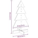 Weihnachtsbaum Weihnachtsdekoration Weihnachtsdeko Weihnachtsdekoration Baum Weihnachtsdekoration Holz zum Schmücken 80 cm Massivholz KieferNatur