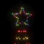 Kerstconus kleurrijk 1400 LED 160x500 cm