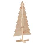 Weihnachtsbaum Holz zum Schmücken 150 cm Massivholz KieferNatur